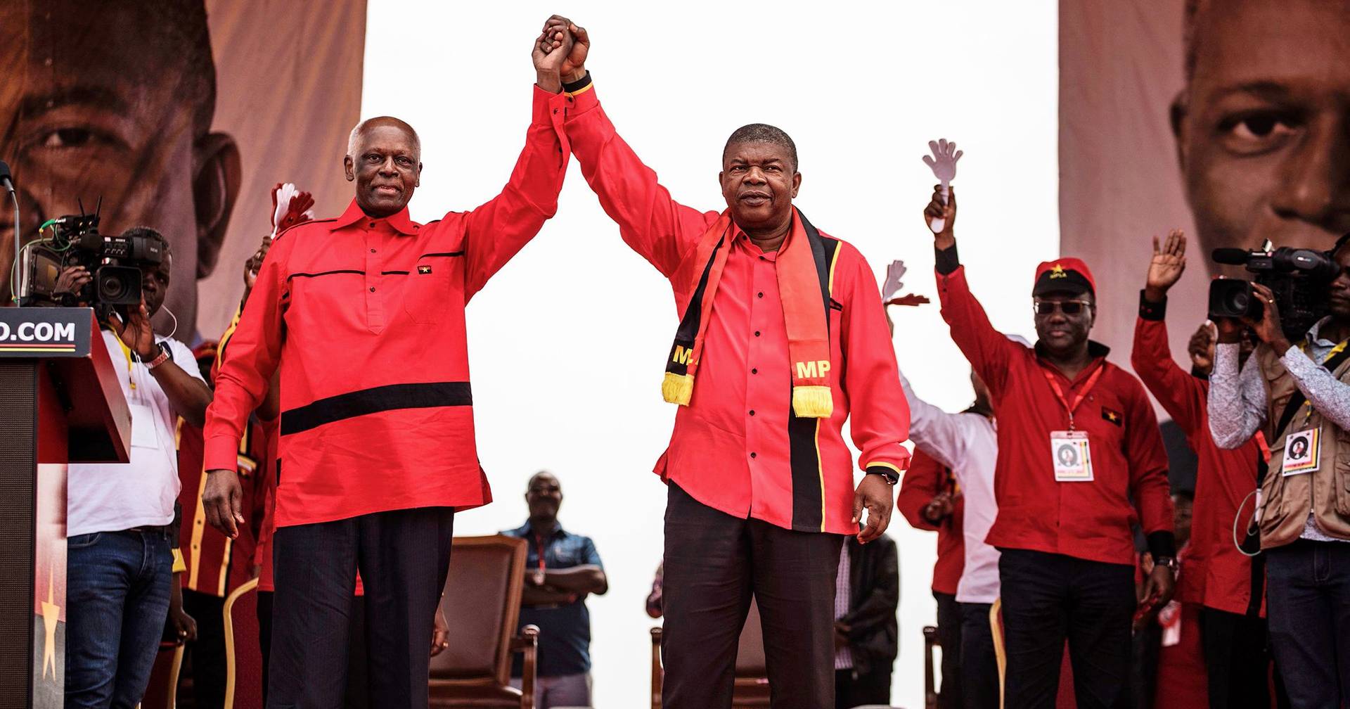 Com o Presidente José Eduardo dos Santos, 2017